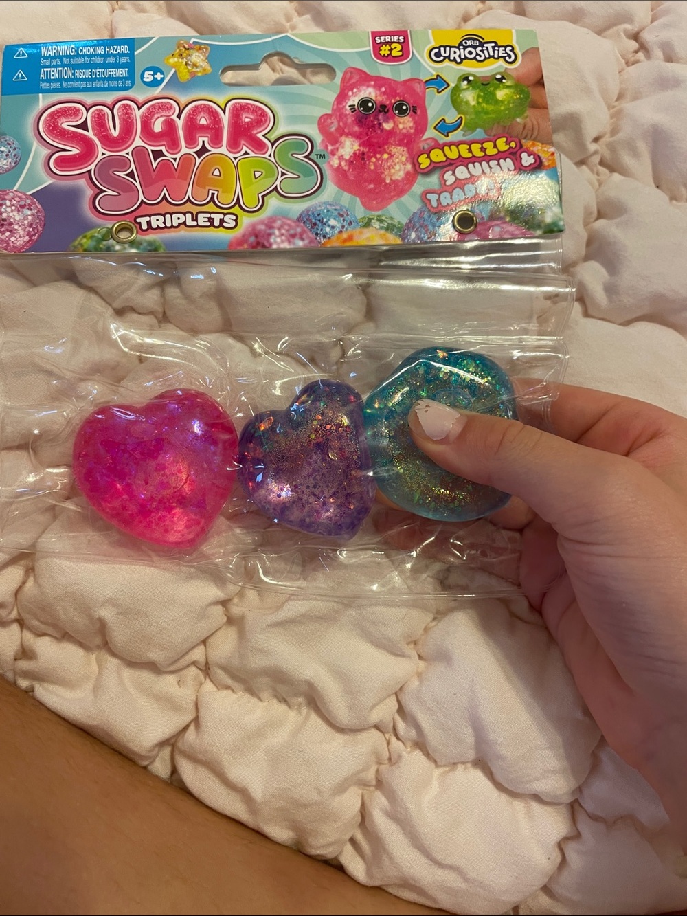 Target Sugar Swaps Triplets Squeeze Toys - Pink, Purple, Blue